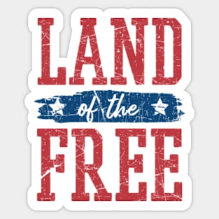 Land of the Free - © Graphic Love Shop Sticker